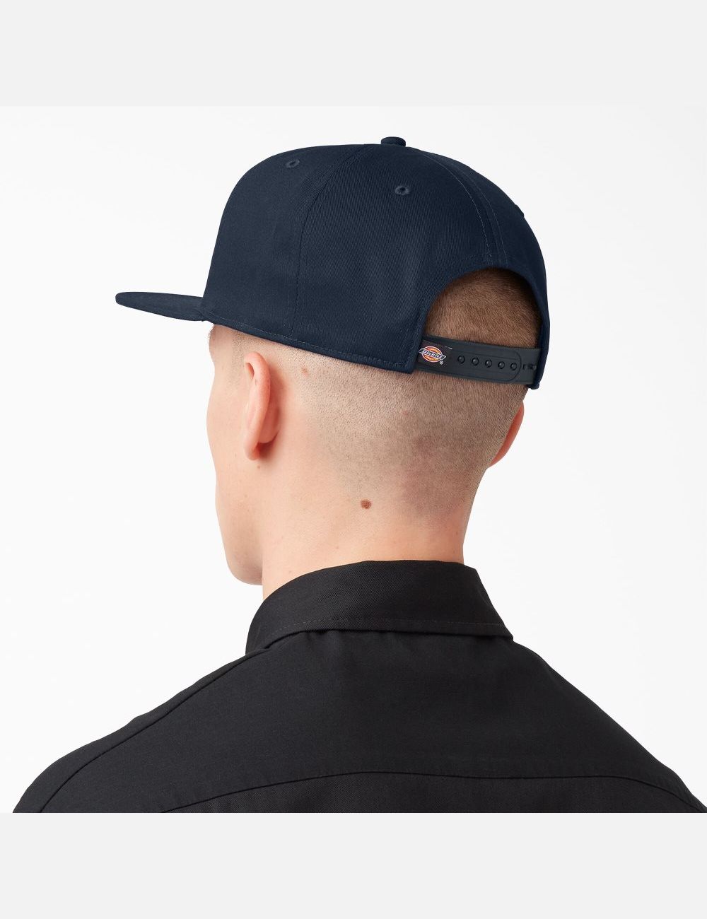 Dark Navy Dickies Twill Flat Bill Hats | 071XQITNW