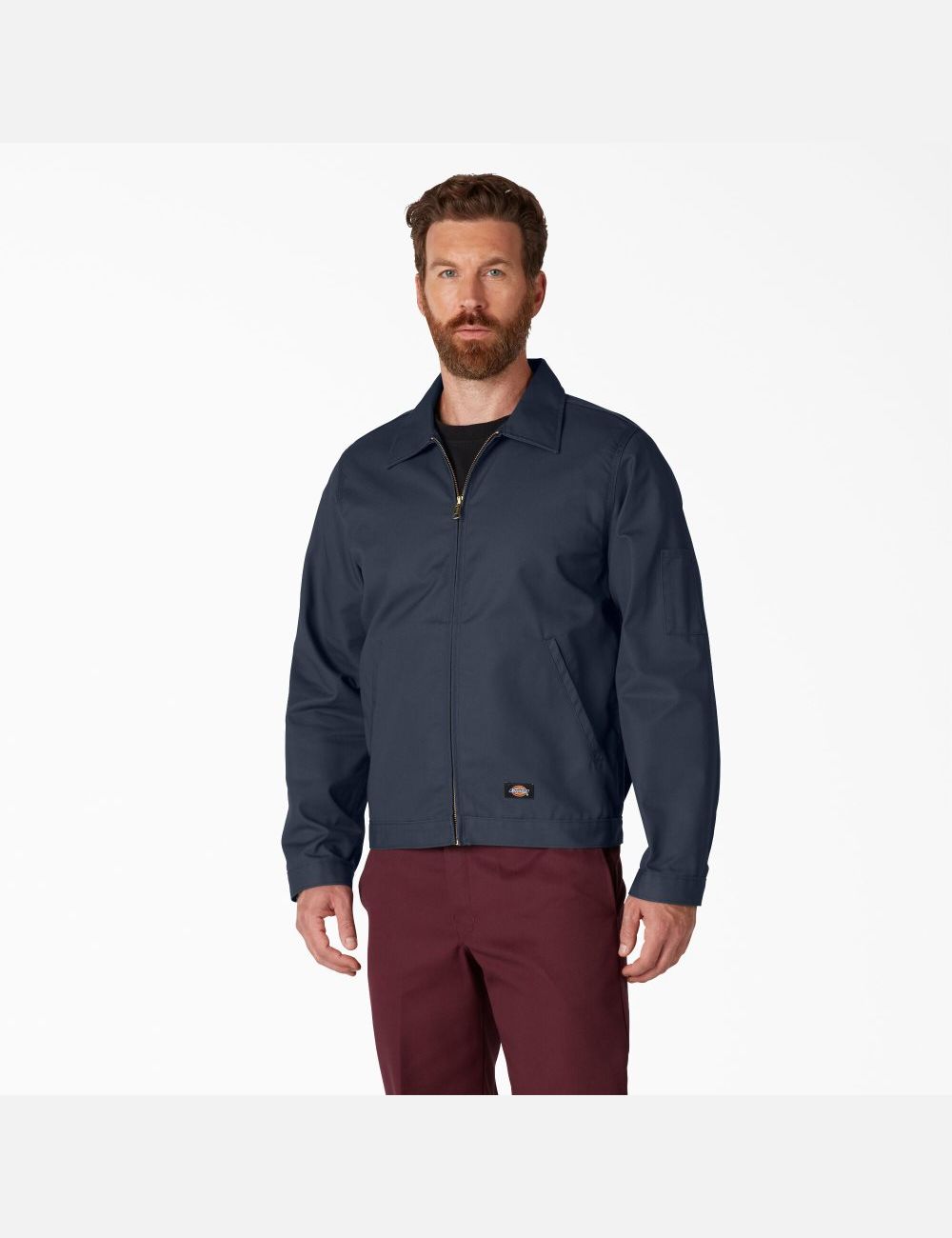 Dark Navy Dickies Unlined Eisenhower Coats & Jackets | 052HWQATO