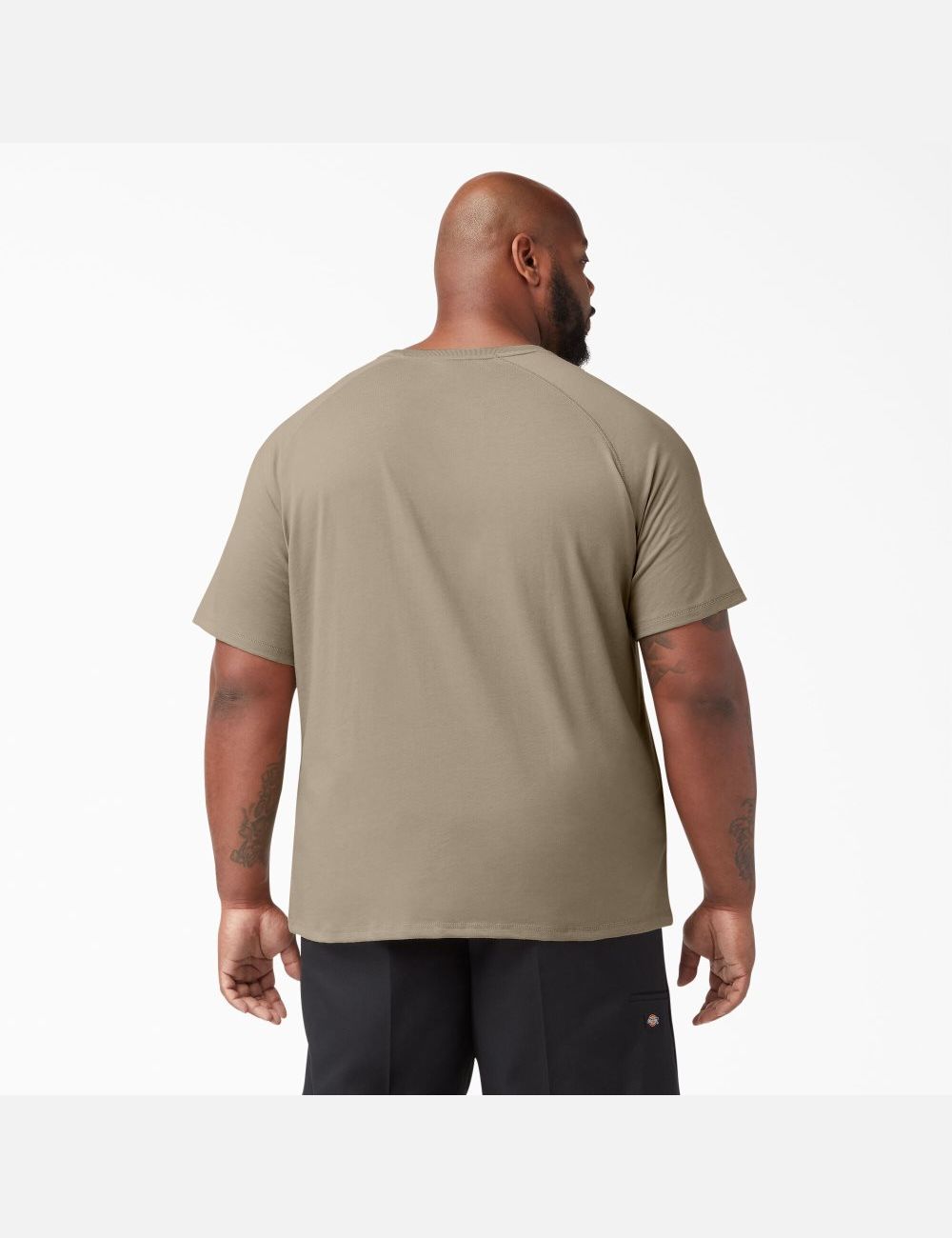 Desert Sand Dickies Cooling Short Sleeve T-Shirts | 289PVXZHM