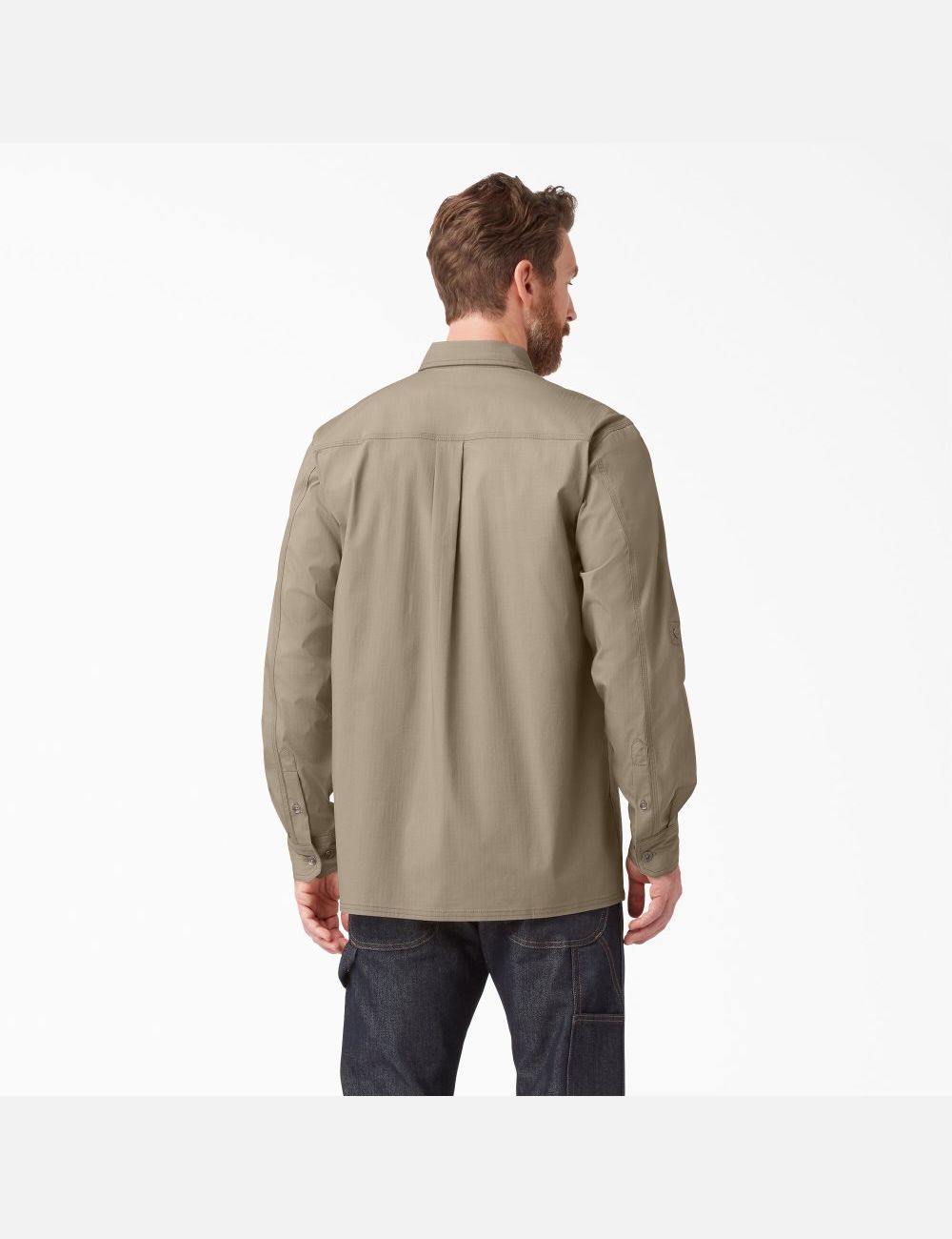 Desert Sand Dickies DuraTech Ranger Ripstop Work Shirts | 470ASYXQE