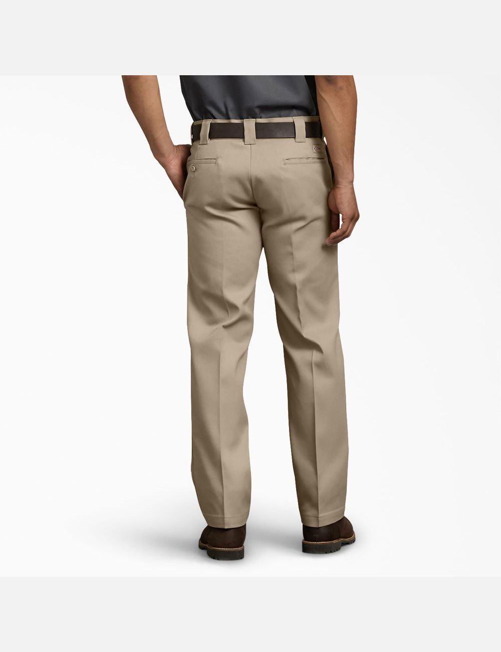 Desert Sand Dickies FLEX Slim Fit Straight Leg Work Pants | 703YSPDQI