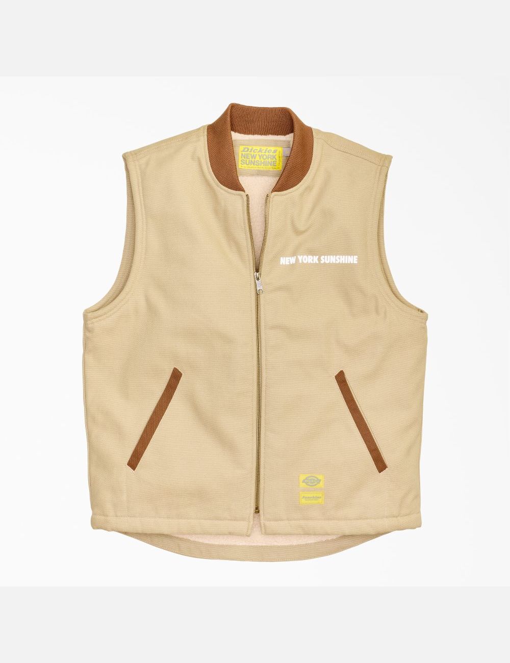 Desert Sand Dickies New York Sunshine x OG Install Team Vests | 180PNOQJB