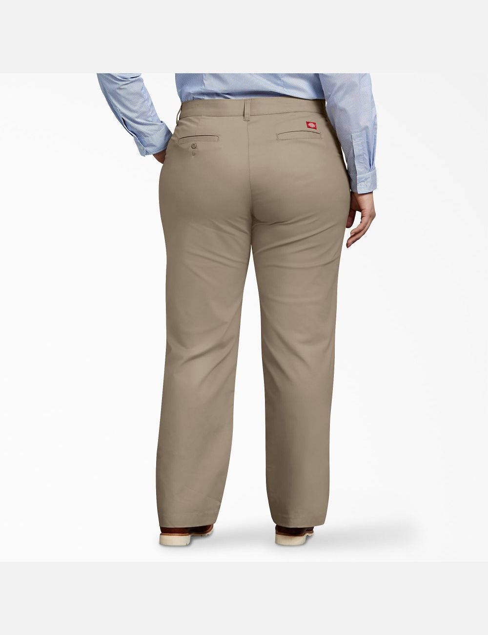 Desert Sand Dickies Plus Relaxed Fit Straight Leg Work Pants | 180PINJVF