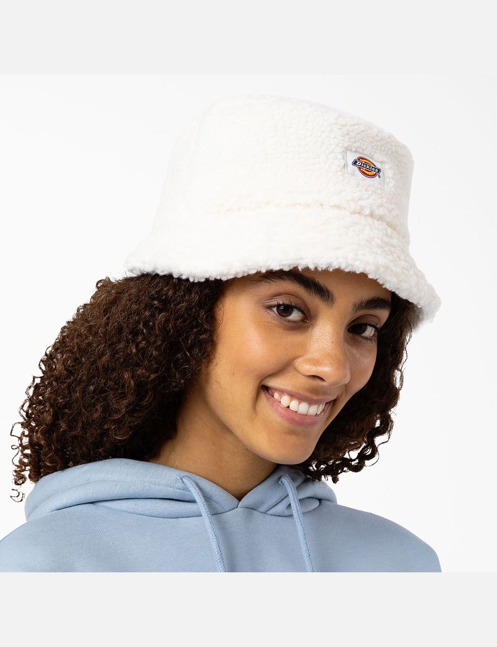 Desert Sand Dickies Red Chute Fleece Bucket Hats | 028KNHYMG