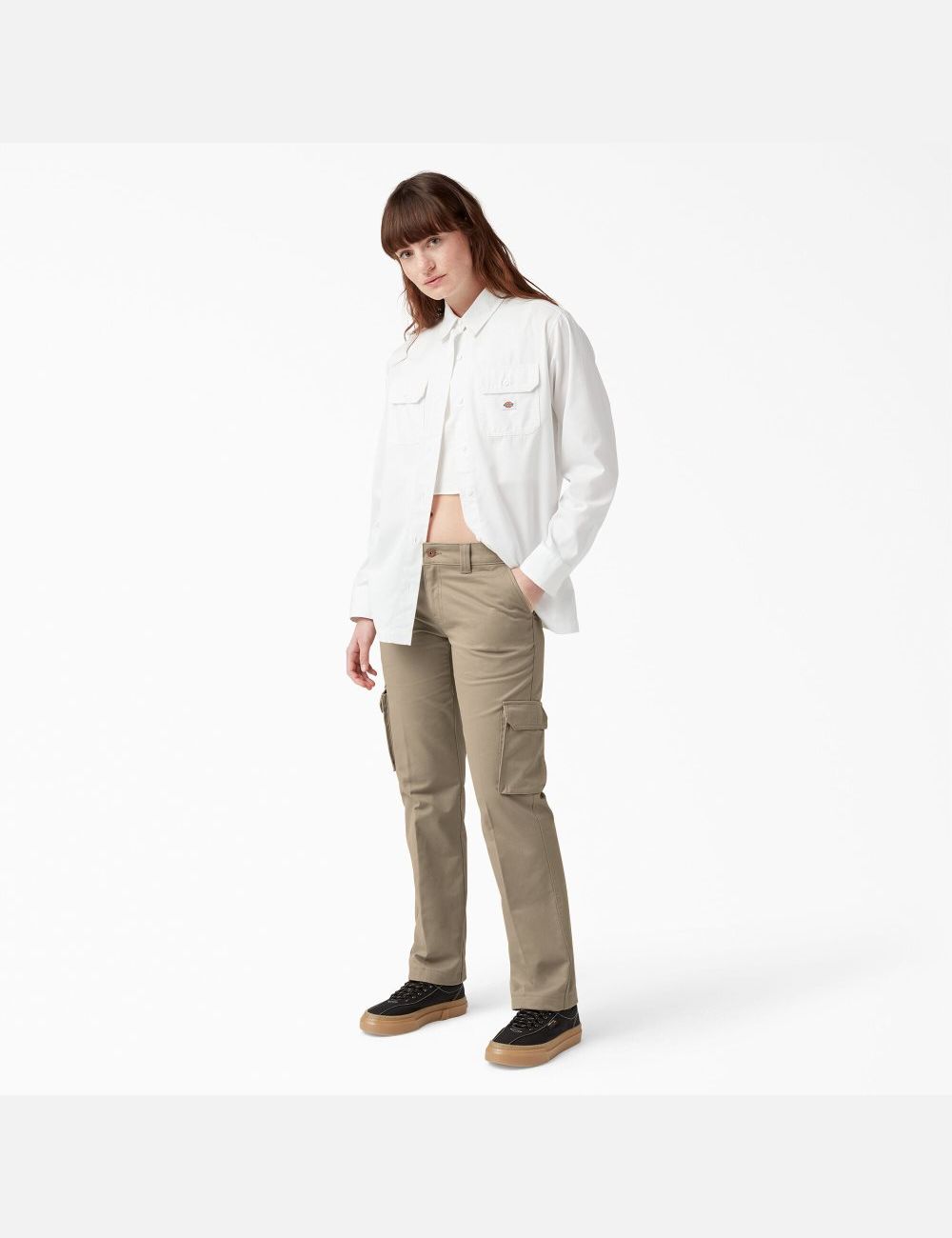 Desert Sand Dickies Relaxed Fit Cargo Pants | 682GOBPTL