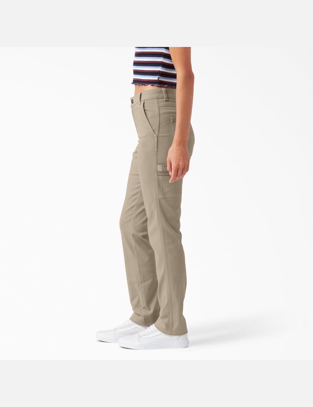 Desert Sand Dickies Roll Hem Carpenter Pants | 542UAFGOQ