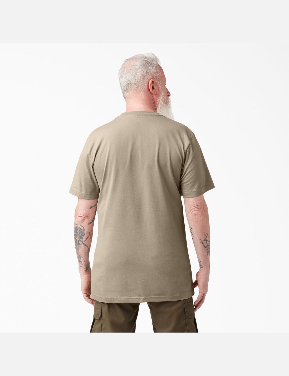 Desert Sand Dickies Short Sleeve Two Packs Shirts | 048TMPLSZ