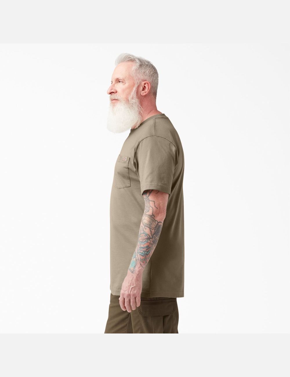 Desert Sand Dickies Short Sleeve Two Packs Shirts | 048TMPLSZ