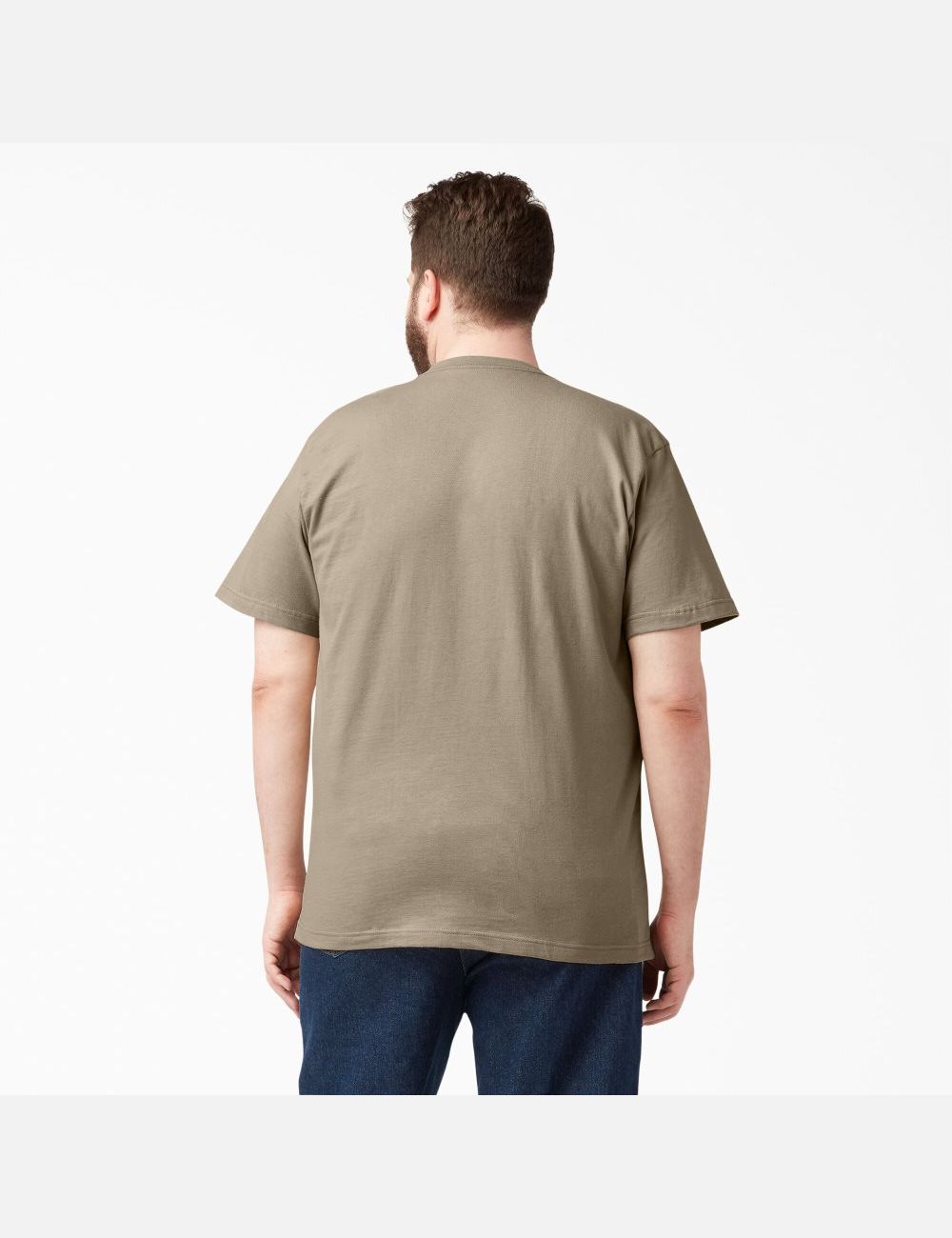 Desert Sand Dickies Short Sleeve Two Packs Shirts | 048TMPLSZ