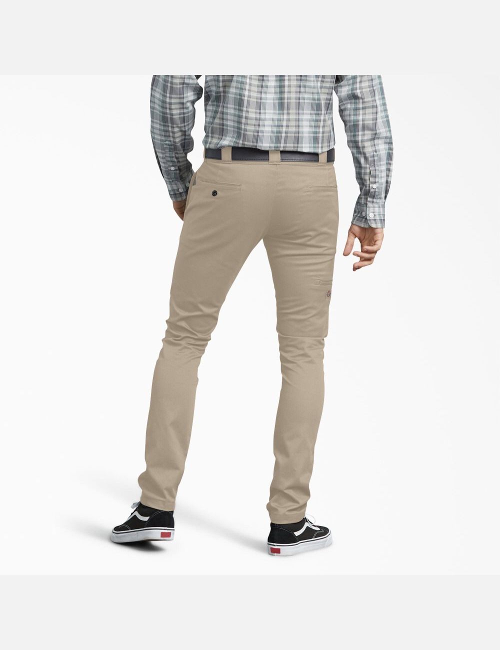 Desert Sand Dickies Skinny Fit Straight Leg Work Pants | 638FBKILC