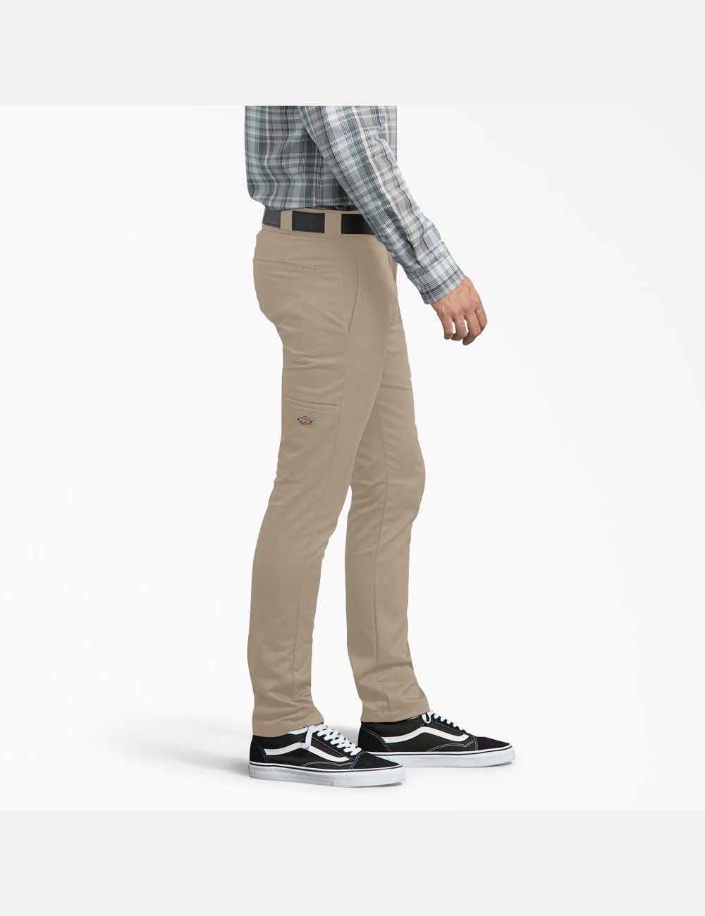 Desert Sand Dickies Skinny Fit Straight Leg Work Pants | 638FBKILC