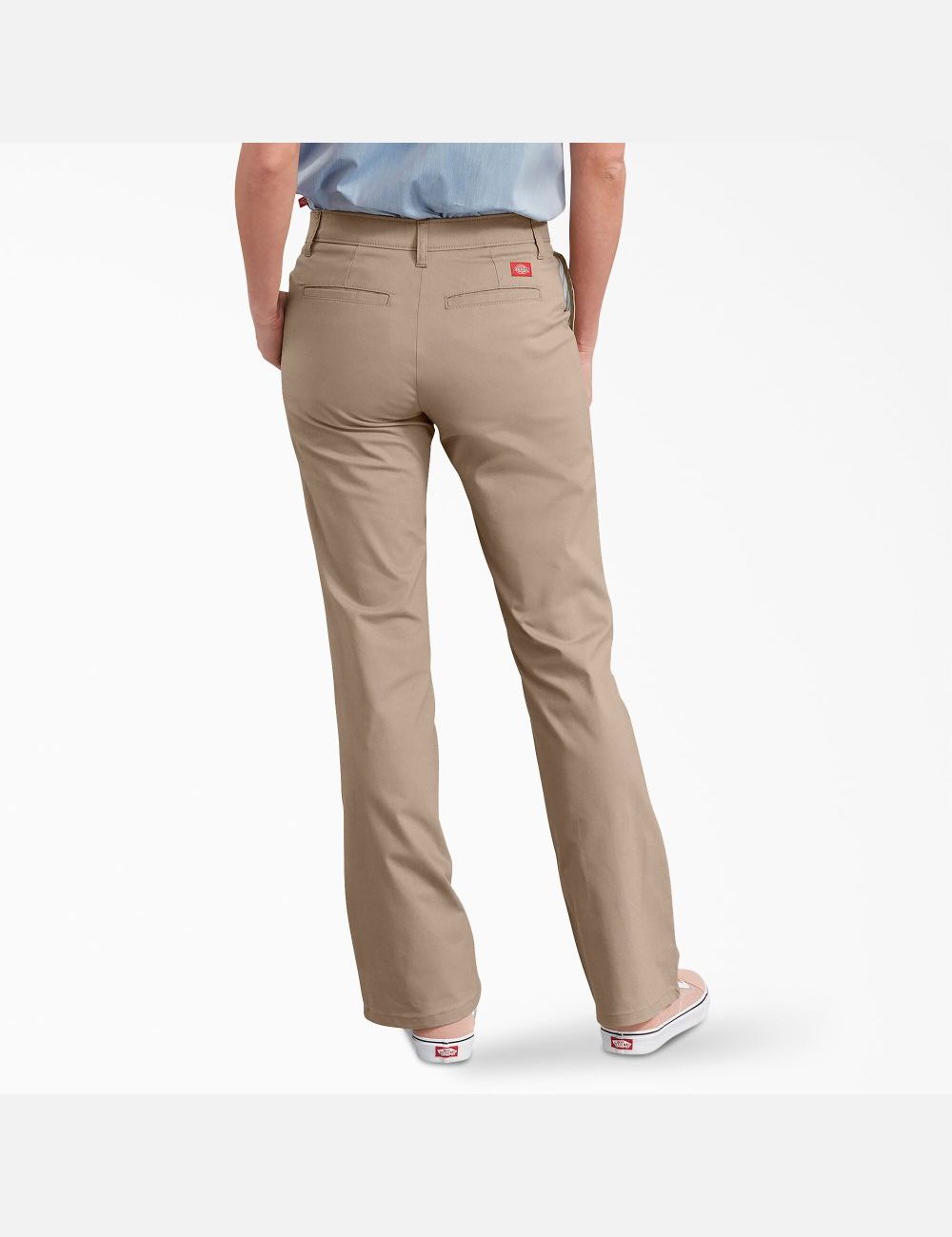 Desert Sand Dickies Slim Fit Bootcut Work Pants | 769GOPVHD