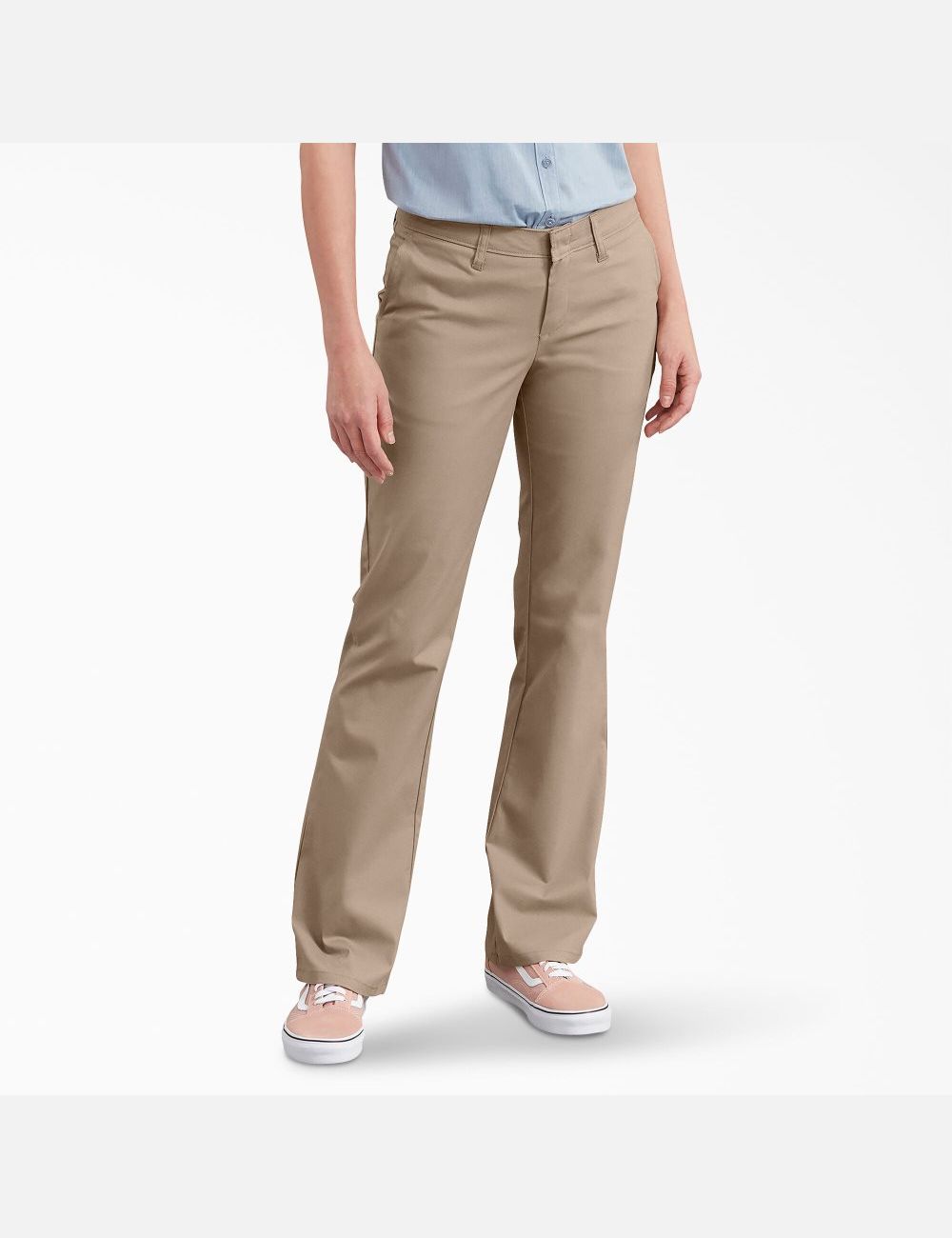 Desert Sand Dickies Slim Fit Bootcut Work Pants | 769GOPVHD