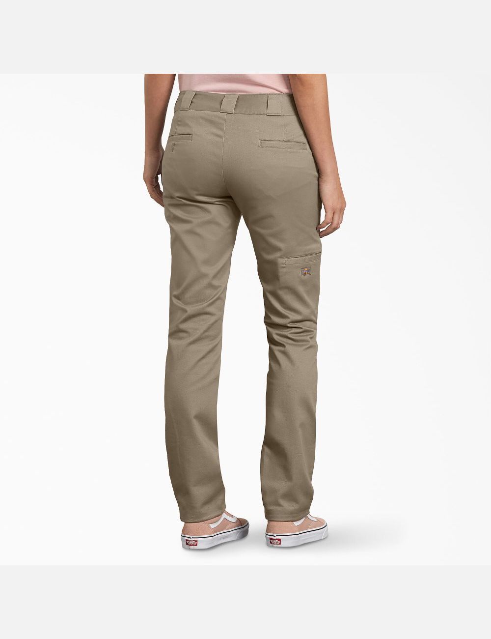 Desert Sand Dickies Slim Fit Double Knee Pants | 083GUXKRS