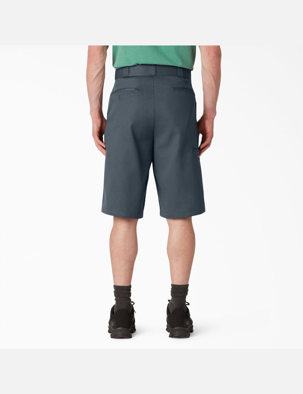 Diesel Gray Dickies Loose Fit Flat Front Shorts | 083PZADJW