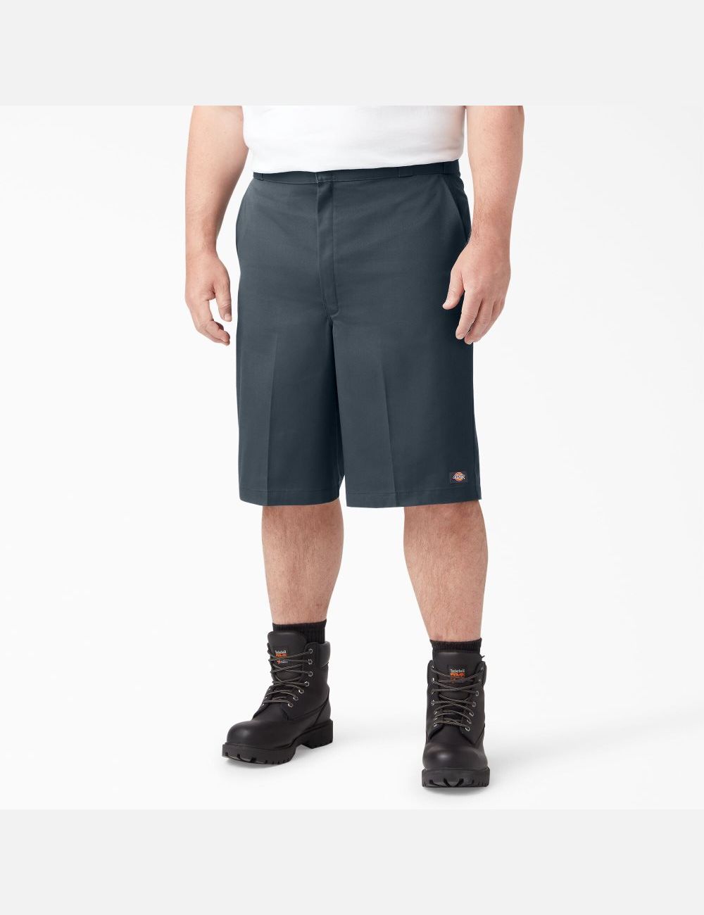 Diesel Gray Dickies Loose Fit Flat Front Shorts | 083PZADJW