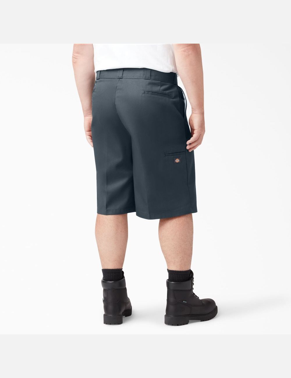 Diesel Gray Dickies Loose Fit Flat Front Shorts | 083PZADJW