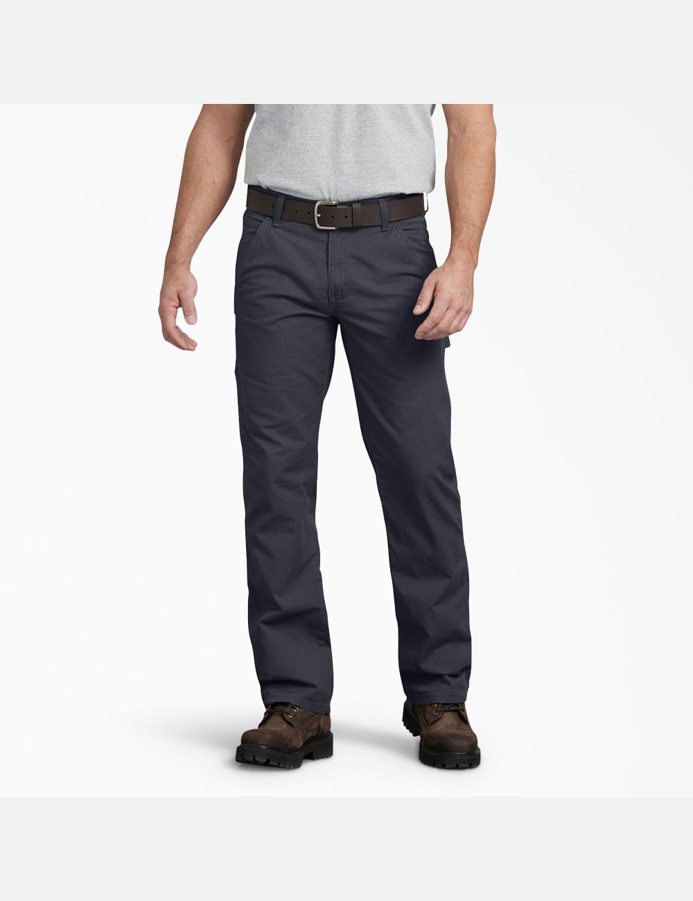 Diesel Gray Dickies Regular Straight Leg Ripstop Carpenter Pants | 035TLEYOP