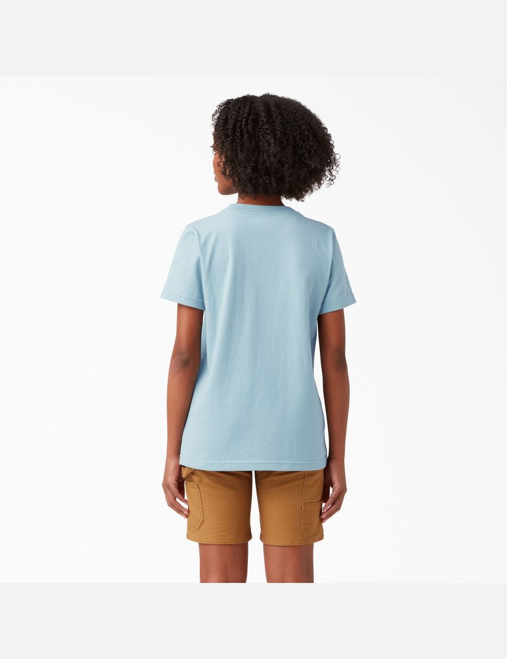 Dockside Blue Dickies Short Sleeve Heavyweight T-Shirts | 357JLMEGS