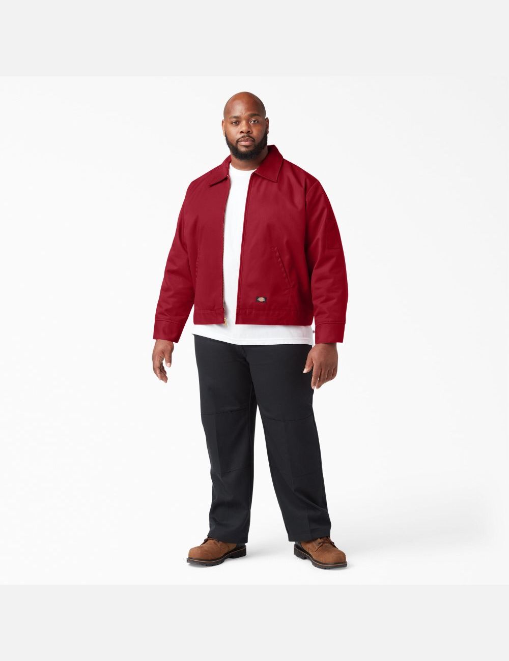 English Red Dickies Insulated Eisenhower Coats & Jackets | 071FTNWJZ