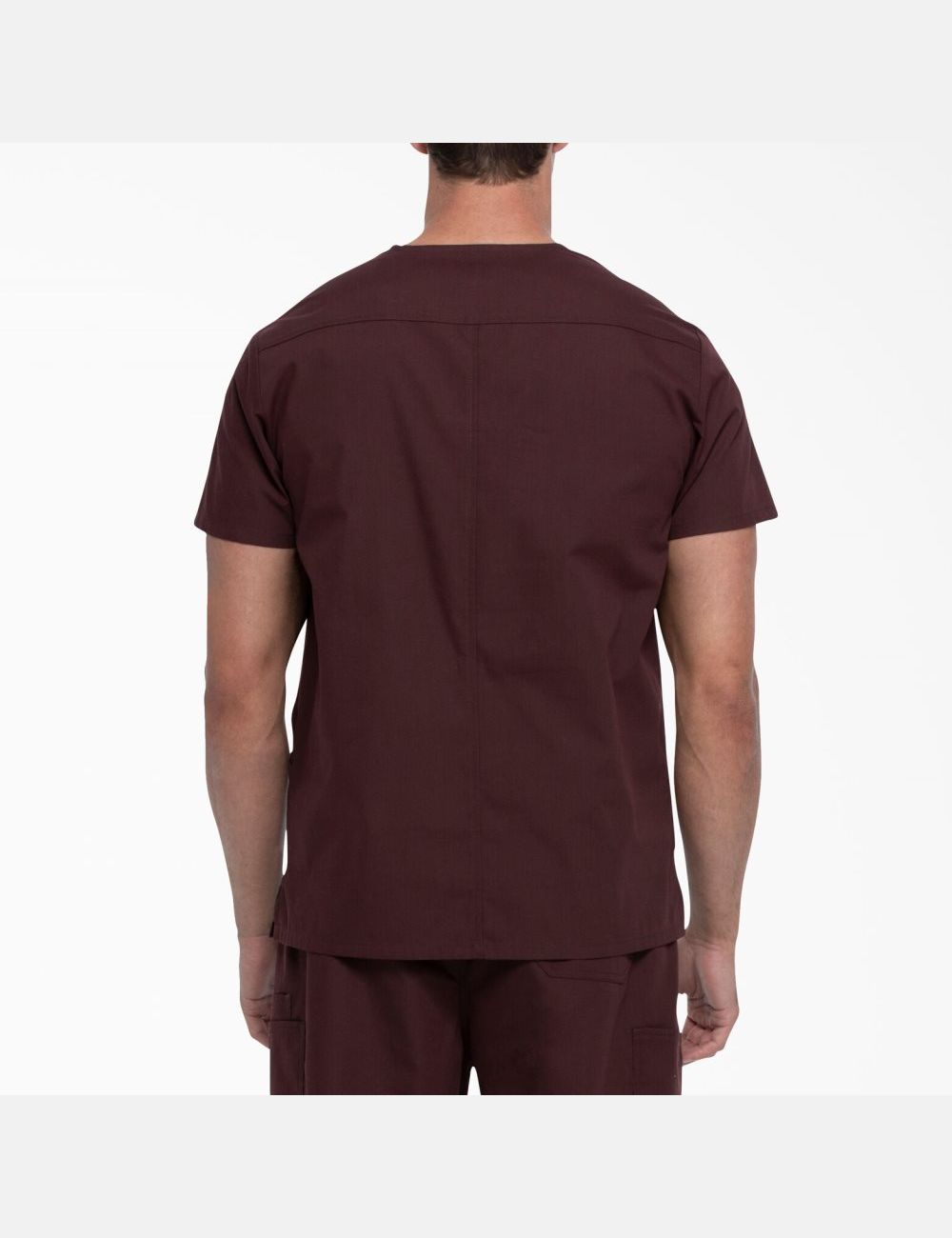 Espresso Dickies EDS Signature V-Neck Top Scrubs | 932DYRBAE