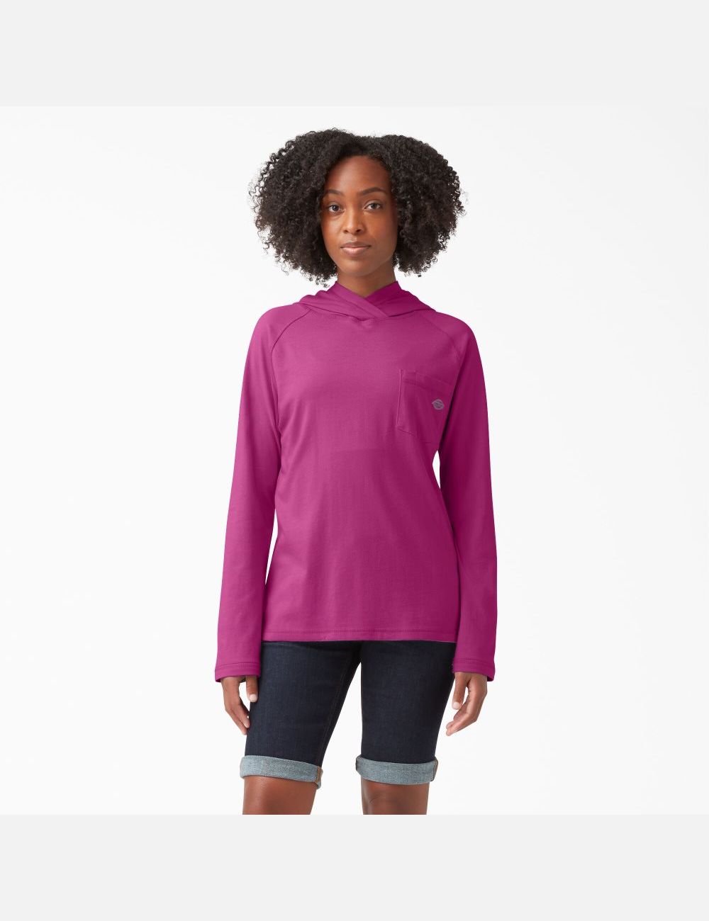 Festival Fuchsia Dickies Cooling Performance Sun Shirt | 341ZOSWVE