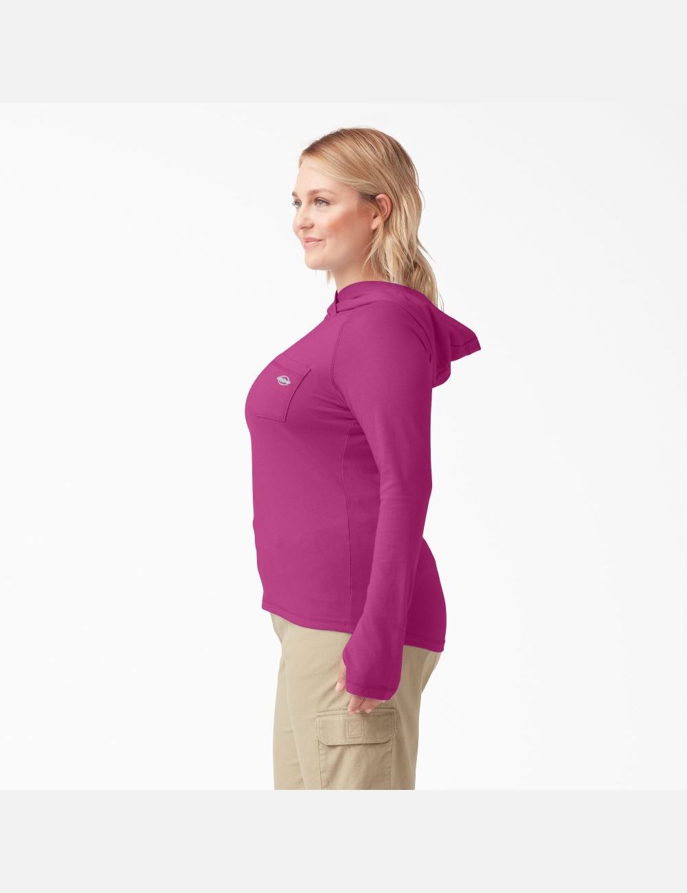 Festival Fuchsia Dickies Plus Cooling Performance Tops | 512UMEXOY