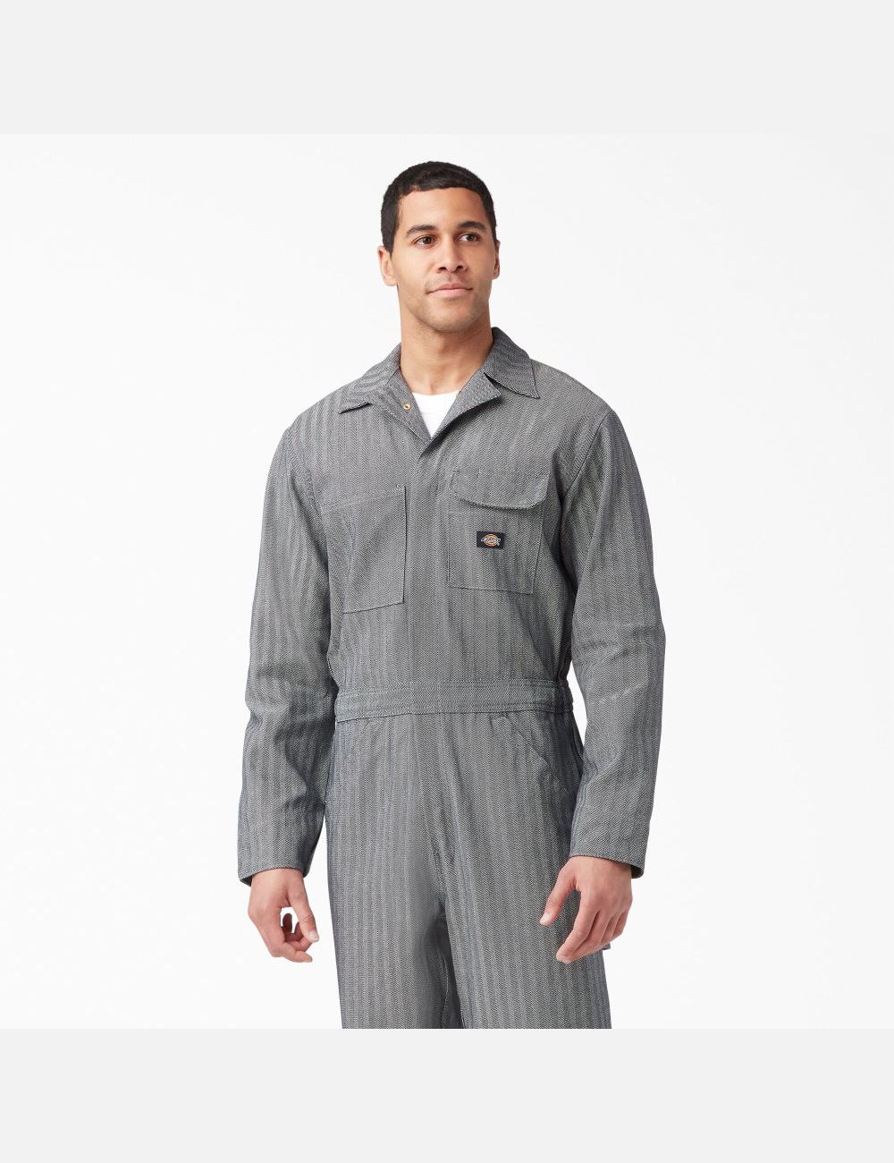 Fisher Stripe Dickies Fisher Striped Coveralls & Overalls | 012UZRSIG