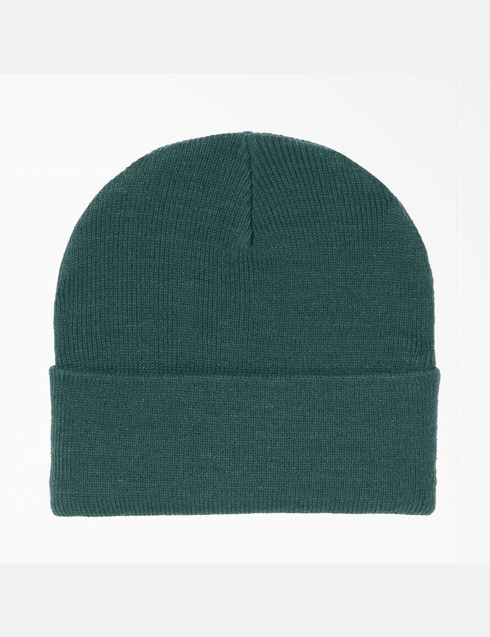 Forest Green Dickies Cuffed Knit Hats | 740XLDWZR