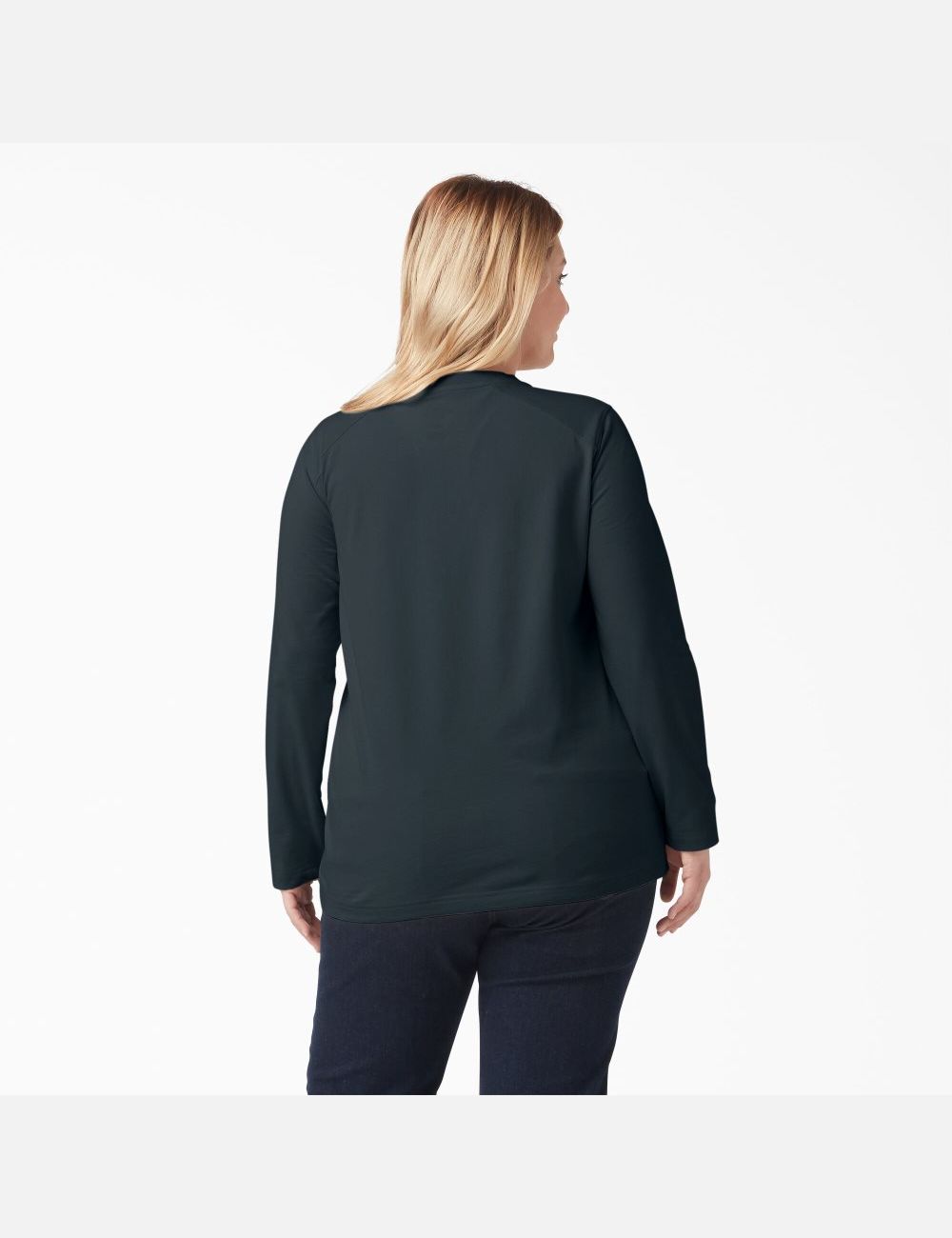 Forest Heather Dickies Plus Heavyweight Henley Tops | 297LWKYUG