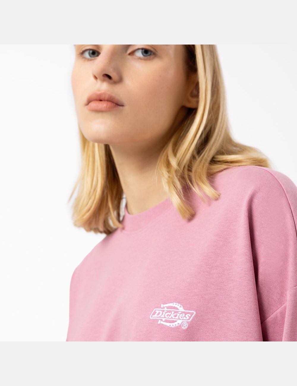 Foxglove Dickies Summerdale Long Sleeve T-Shirts | 390XENVGH