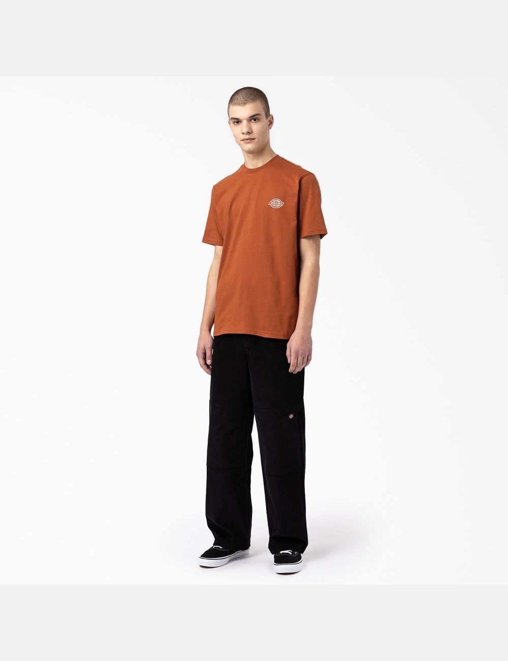 Gingerbread Brown Dickies Back Logo Graphic T-Shirts | 648DTHEZP