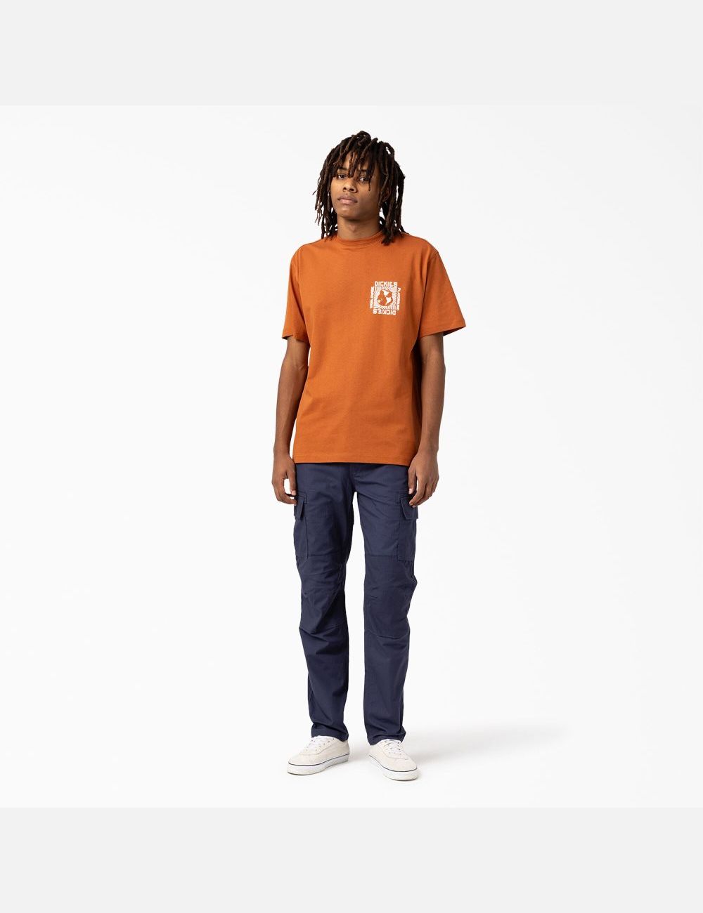 Gingerbread Brown Dickies Marbury Short Sleeve T-Shirts | 172TKPNDM