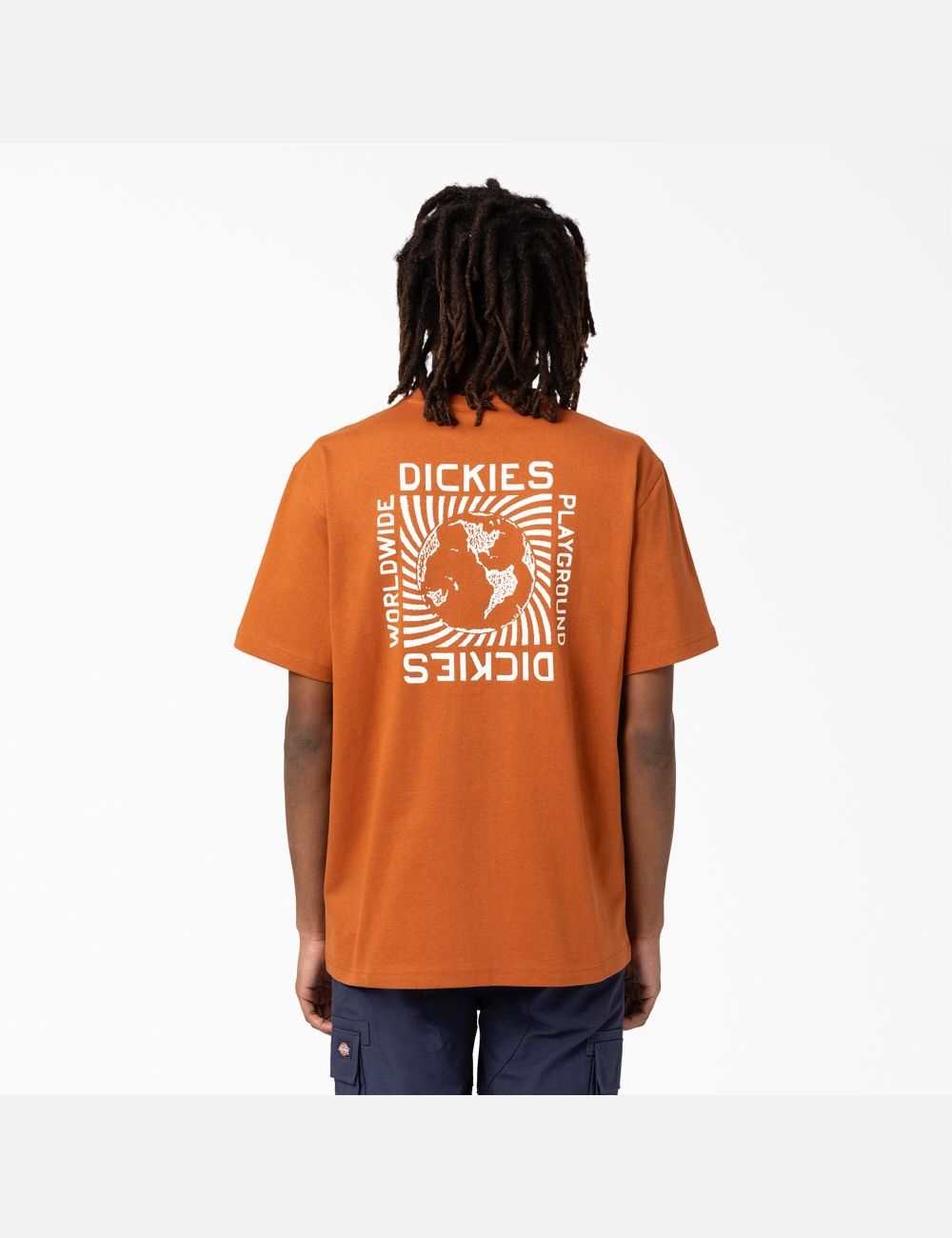 Gingerbread Brown Dickies Marbury Short Sleeve T-Shirts | 172TKPNDM