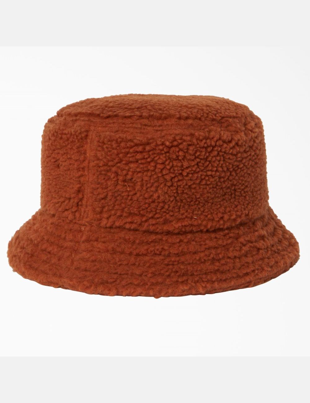 Gingerbread Brown Dickies Red Chute Fleece Bucket Hats | 189IFSPMY