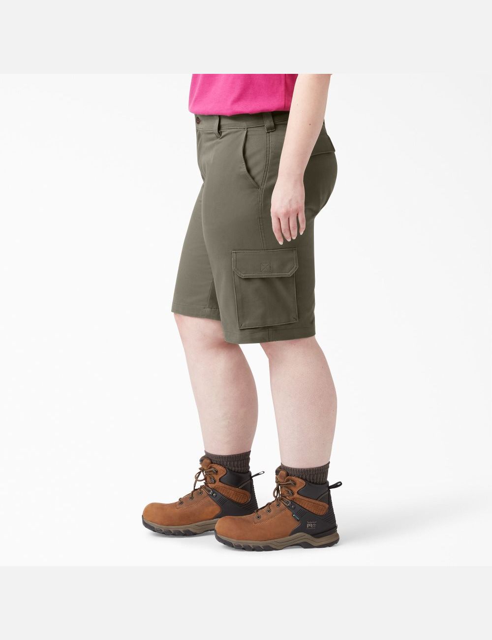 Grape Leaf Dickies Plus Relaxed Fit Cargo Shorts | 172SLWBGE