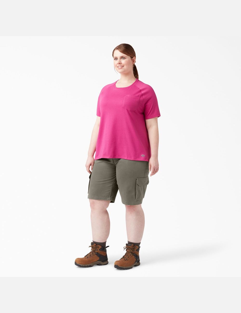 Grape Leaf Dickies Plus Relaxed Fit Cargo Shorts | 172SLWBGE