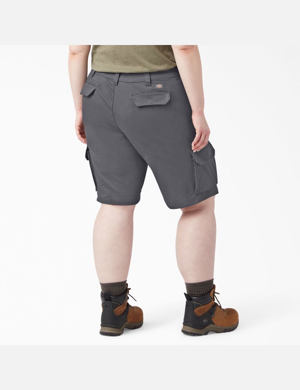 Graphite Gray Dickies Plus Relaxed Fit Cargo Shorts | 678VJSMTN