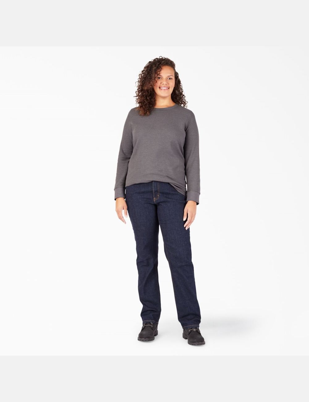 Graphite Gray Dickies Plus Thermal Tops | 137QTCSEU