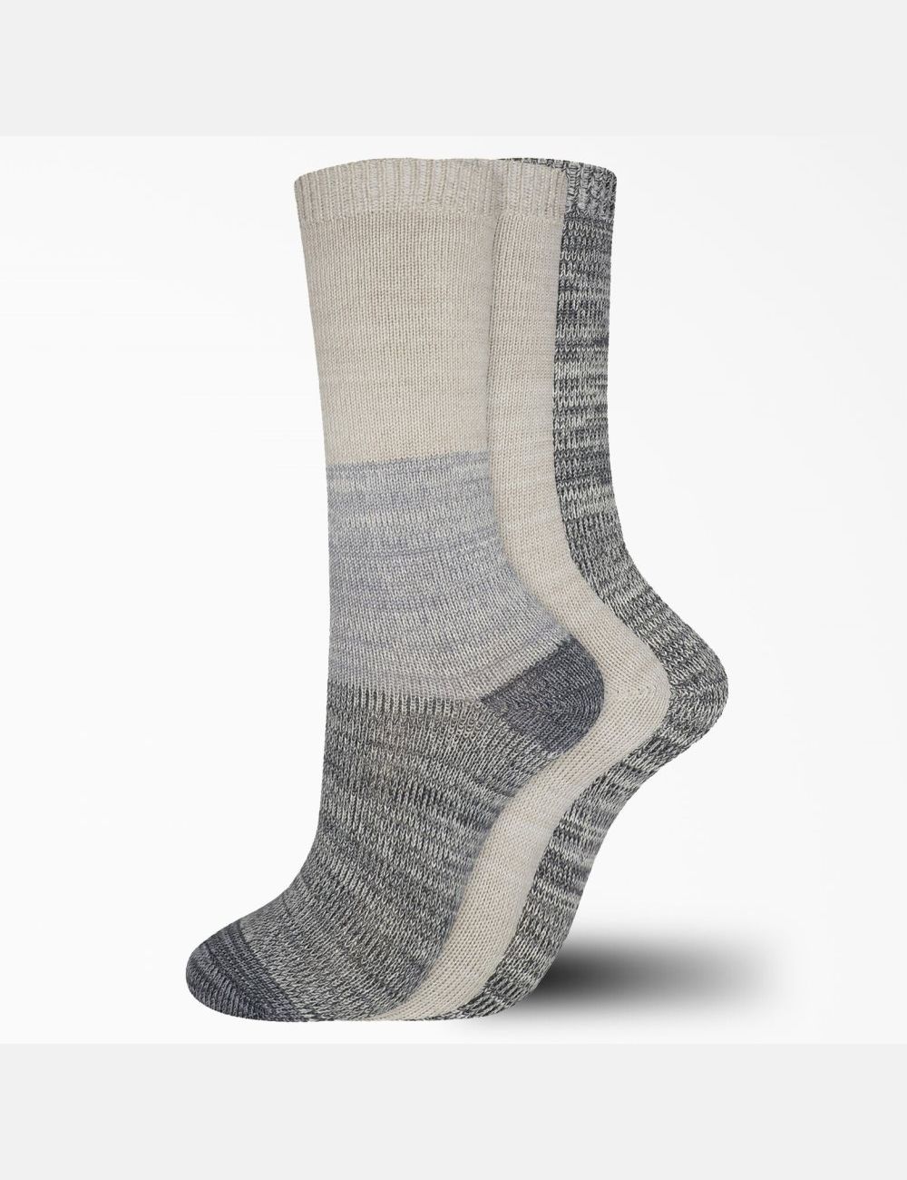 Graphite Gray Dickies Soft Marl Crew Socks | 462FKWORQ