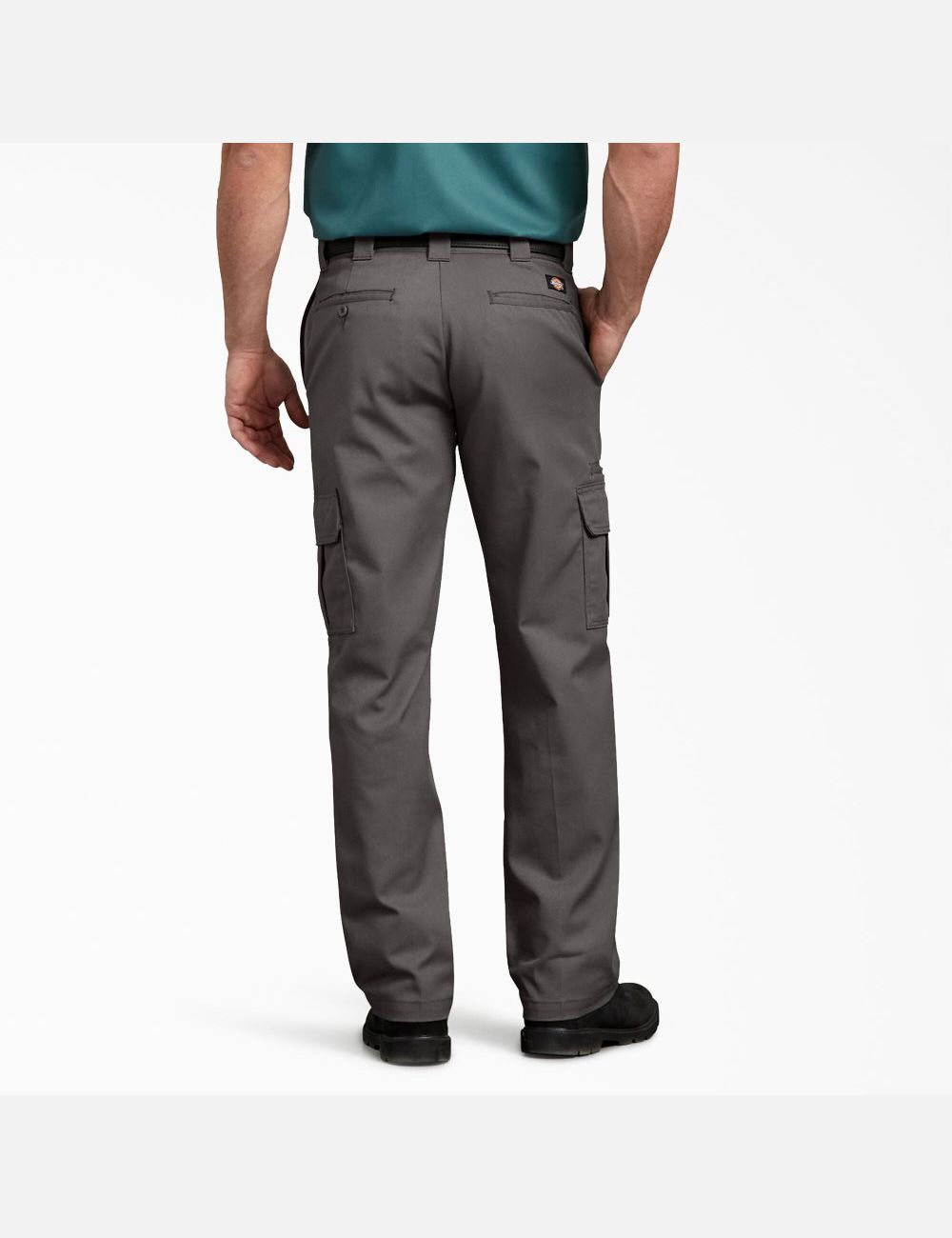 Gravel Gray Dickies FLEX Regular Fit Straight Leg Cargo Pants | 326LAUWIJ