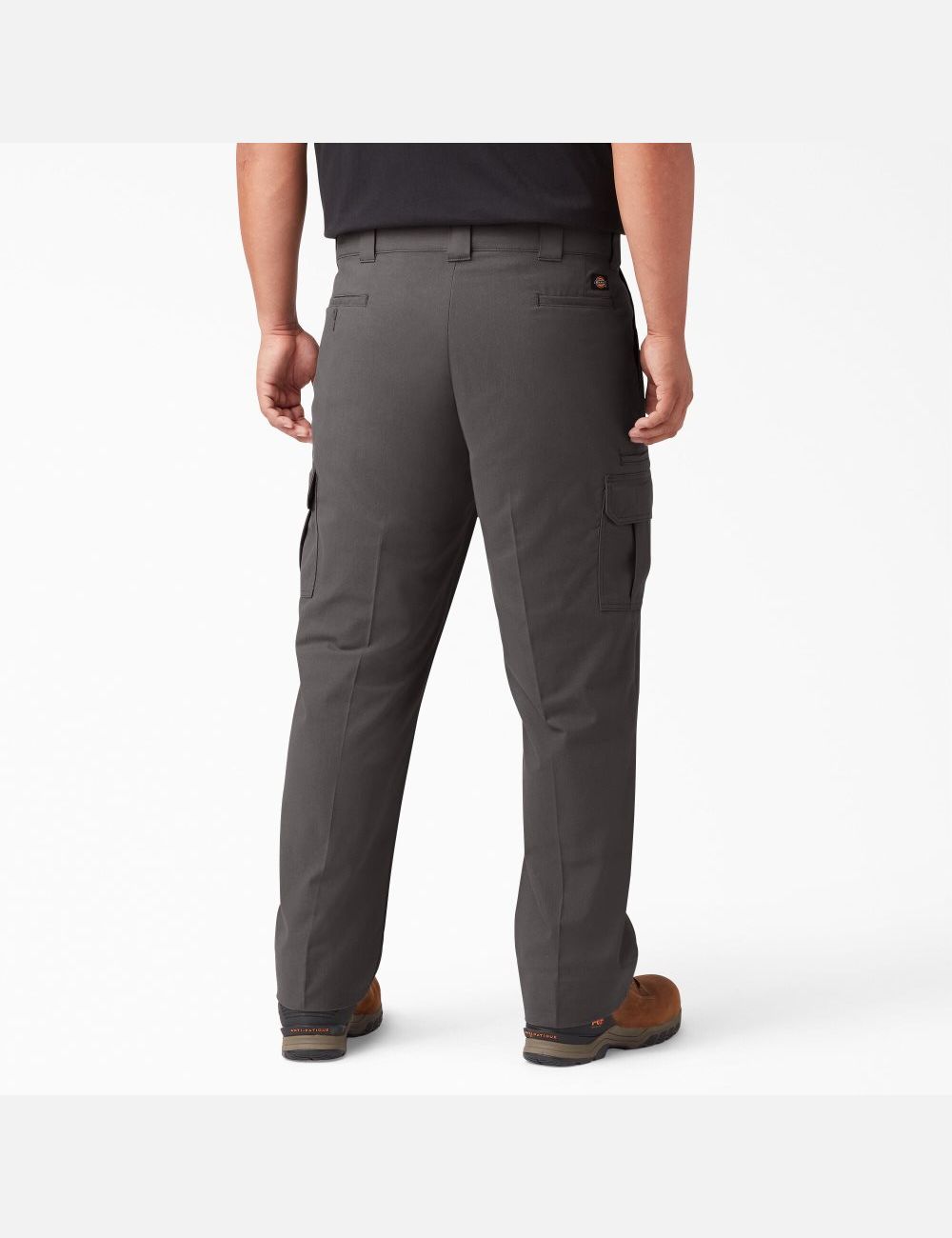 Gravel Gray Dickies FLEX Regular Fit Straight Leg Cargo Pants | 326LAUWIJ