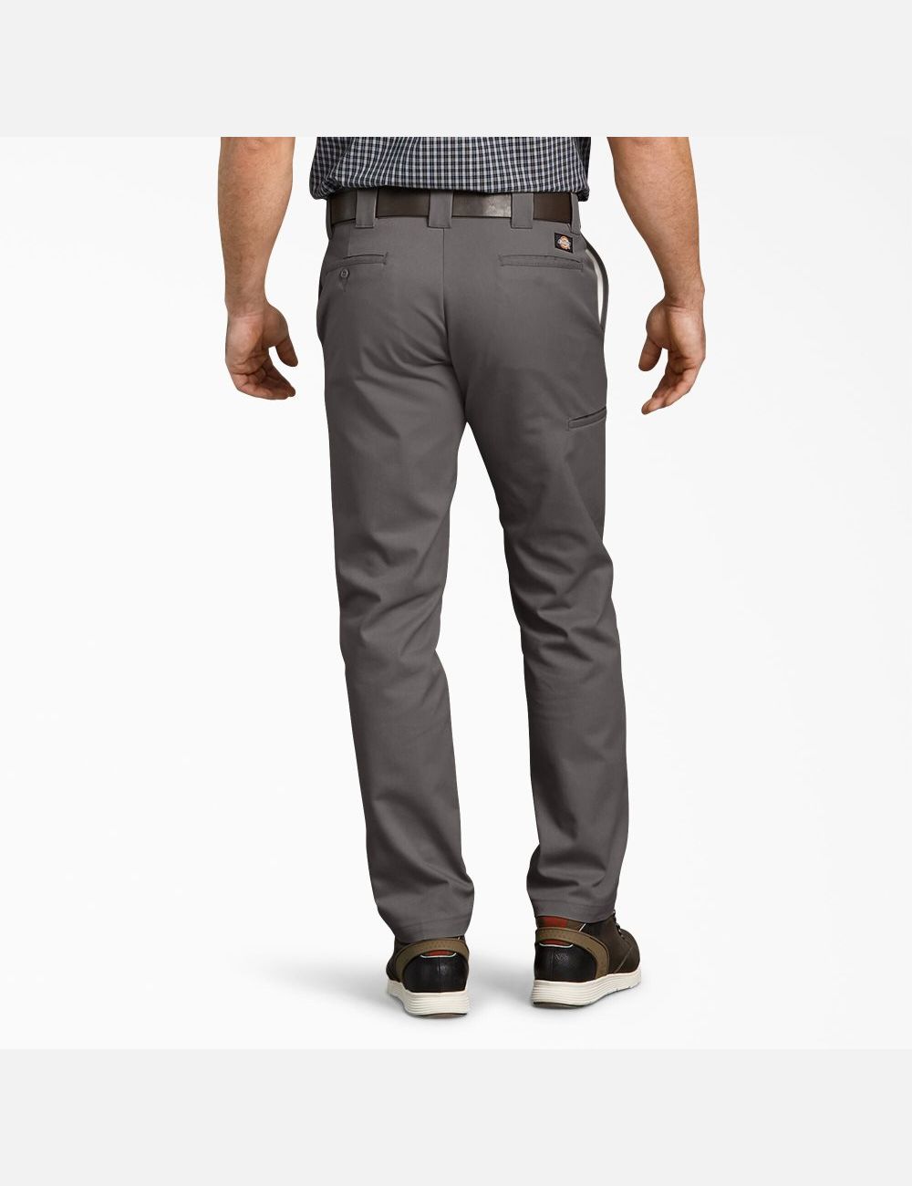 Gravel Gray Dickies Slim Fit Taper Leg Multi-Use Pocket Work Pants | 493NWCAOX