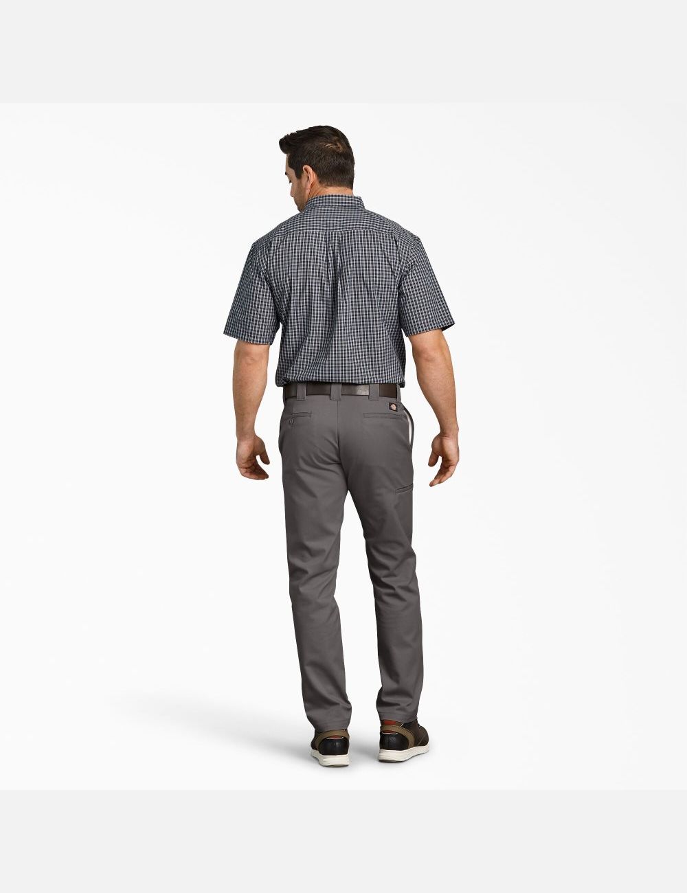 Gravel Gray Dickies Slim Fit Taper Leg Multi-Use Pocket Work Pants | 493NWCAOX