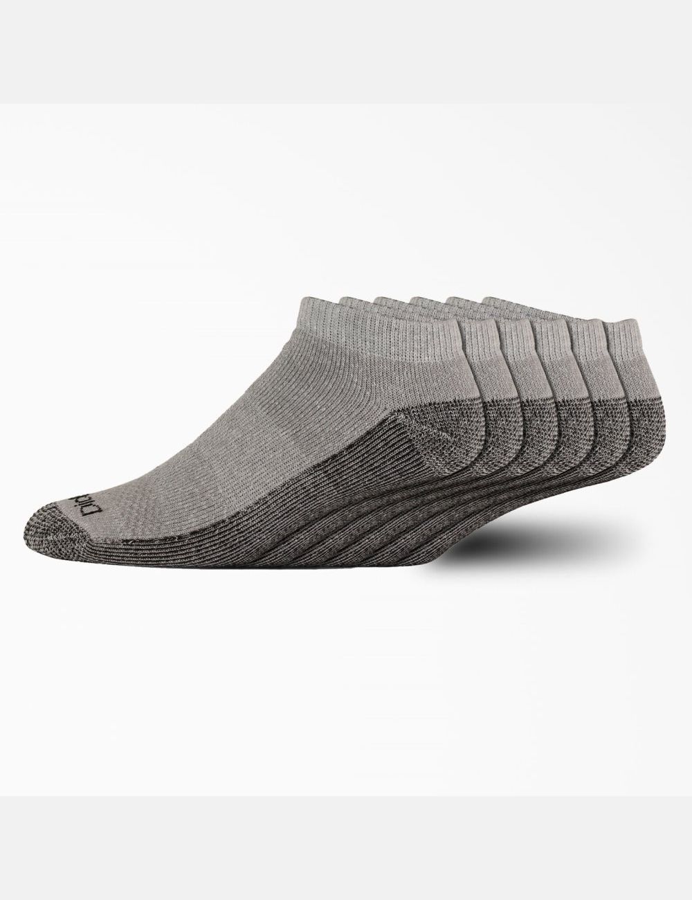 Gray Dickies Dri-Tech No Show Socks | 739JYMTXL