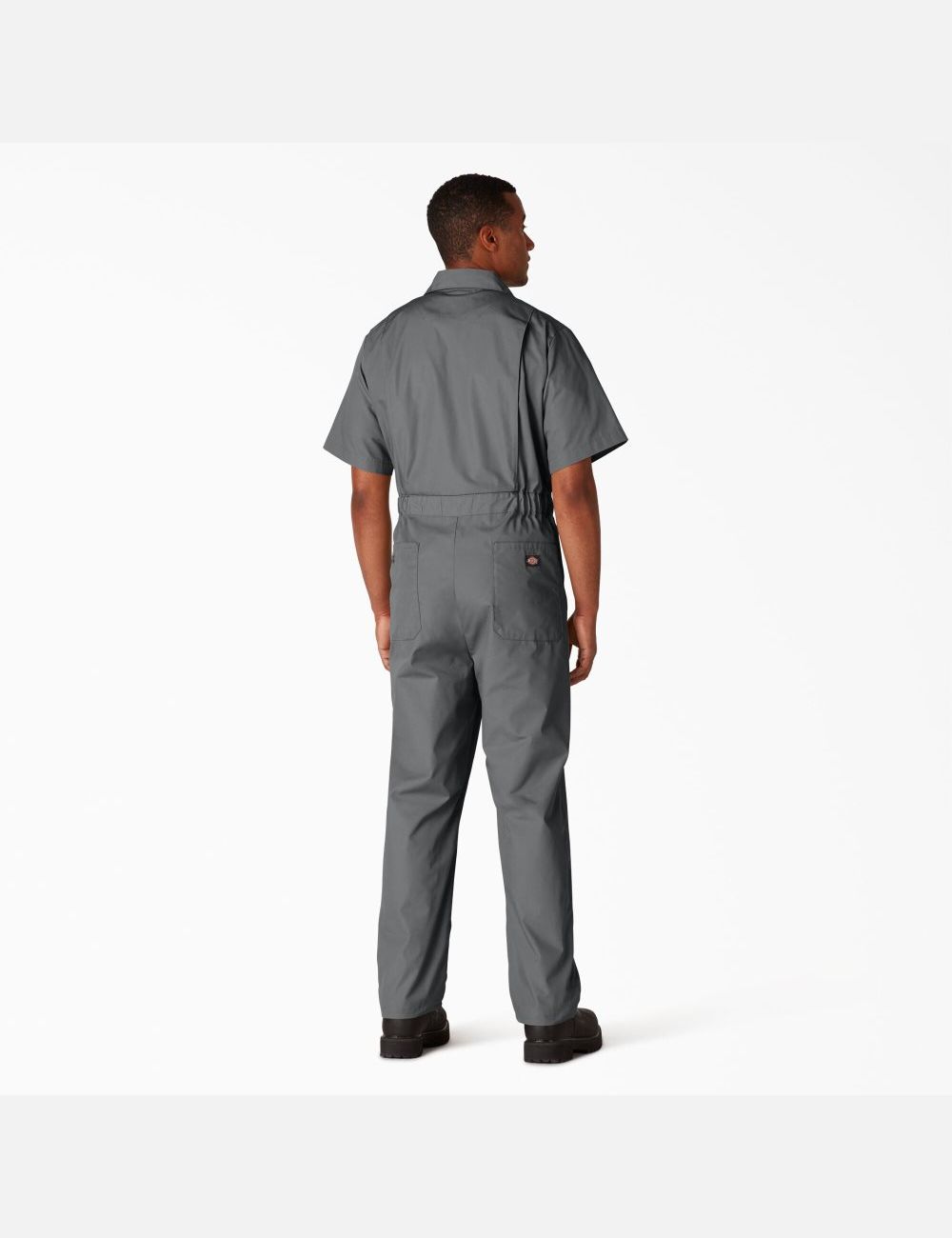 Gray Dickies Short Sleeve Coveralls & Overalls | 726BXIMUR