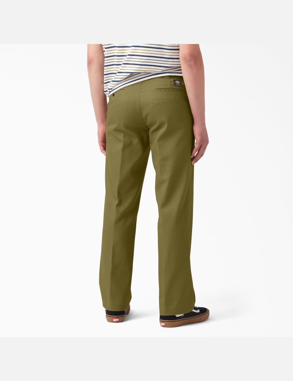 Green Moss Dickies Regular Fit Twill Skateboarding Pants | 304HUELCD