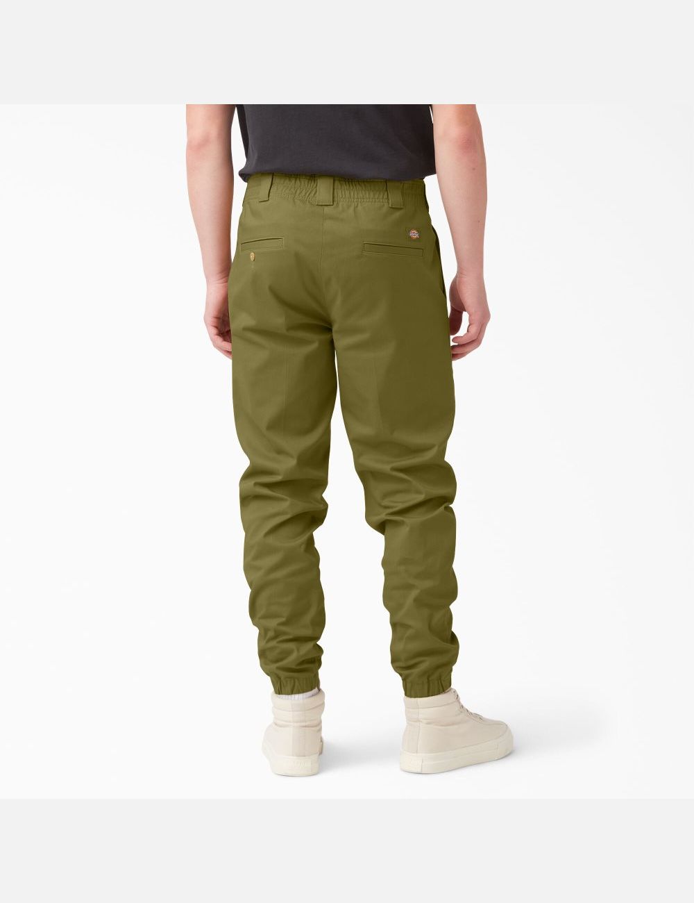 Green Moss Dickies Twill Jogger Pants | 950GZBAPC