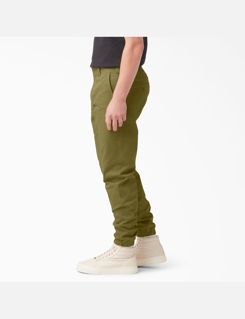 Green Moss Dickies Twill Jogger Pants | 950GZBAPC