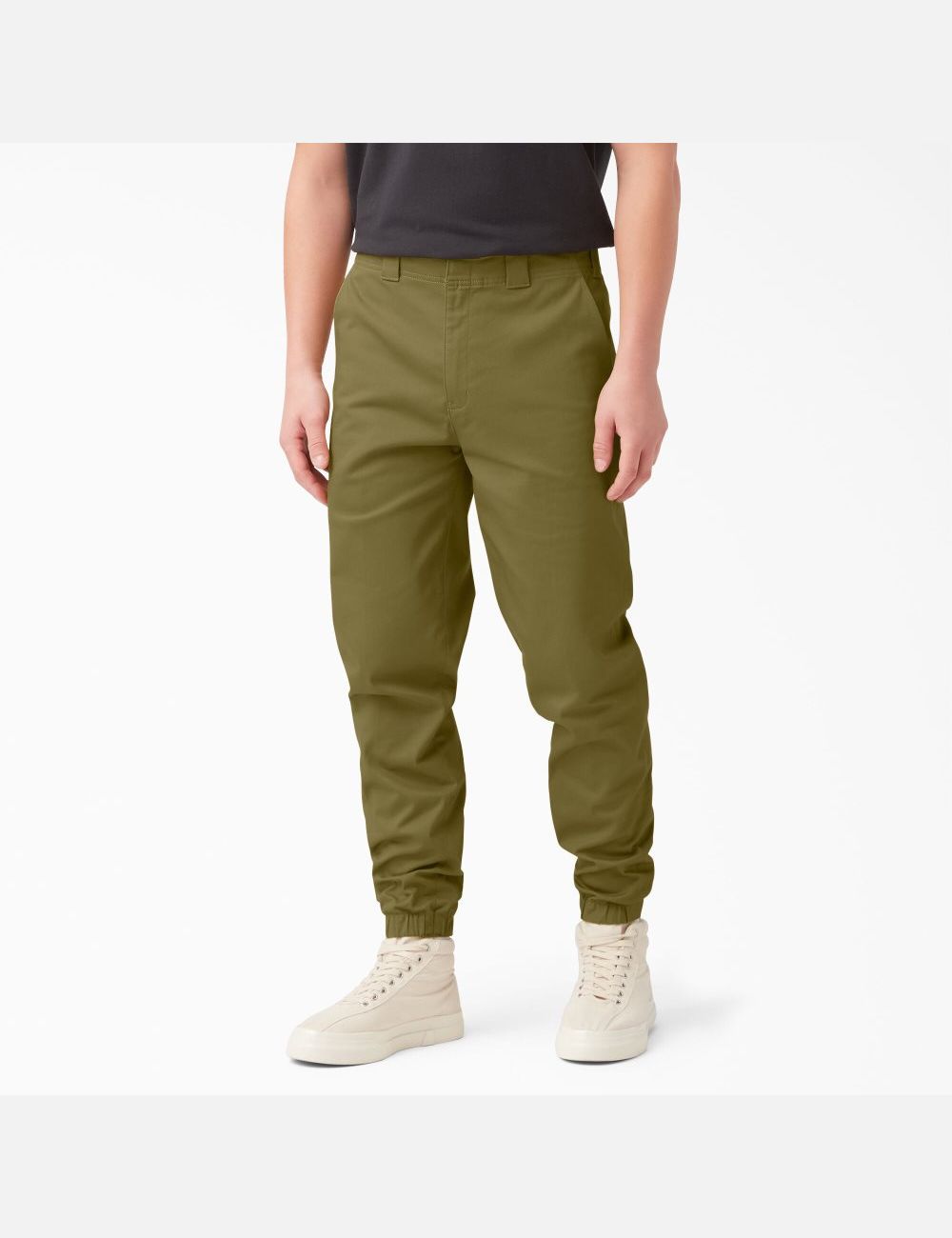 Green Moss Dickies Twill Jogger Pants | 950GZBAPC